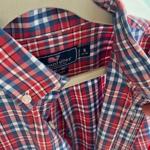 Vineyard Vines Boys Button Down Shirt Size Small